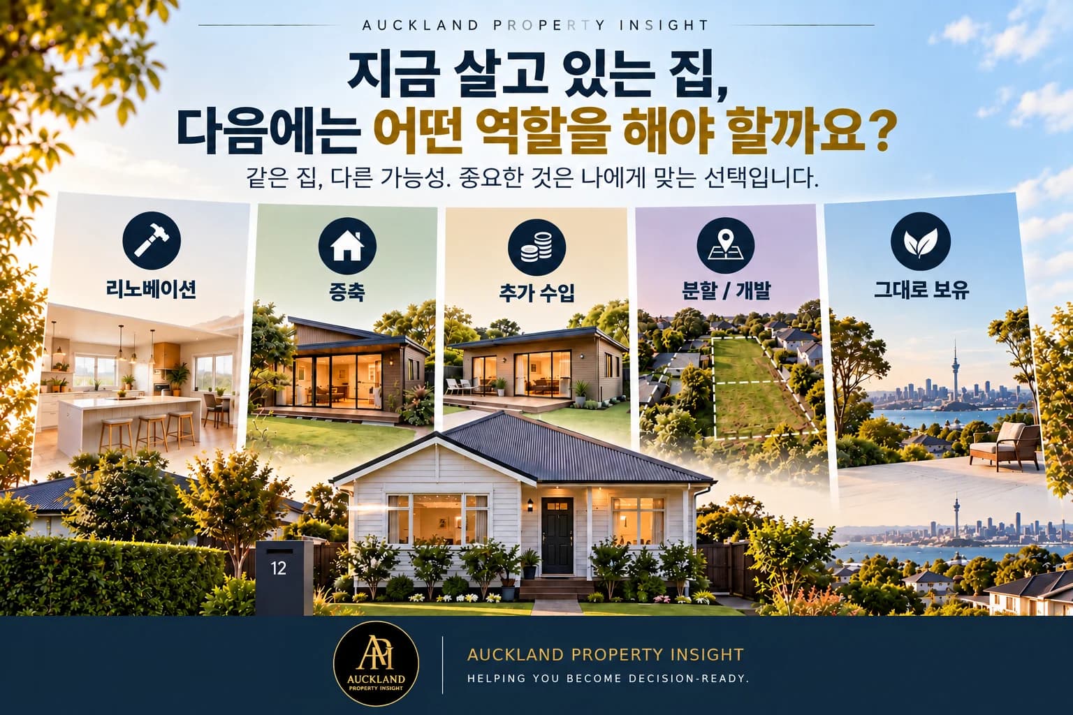 집값이 움직일 때, 지금 살고 있는 집은 어떻게 해야 할까요?